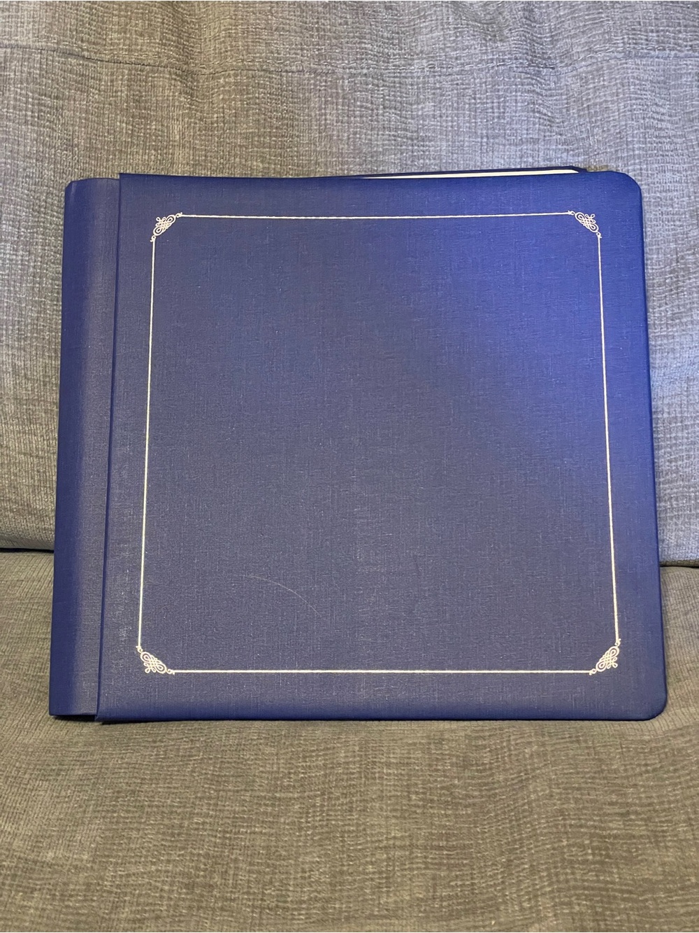 Creative Memories 12x12 Blue Scrapbook with Baby & Blank Pages UNUSED